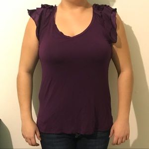 Dark purple cute shirt